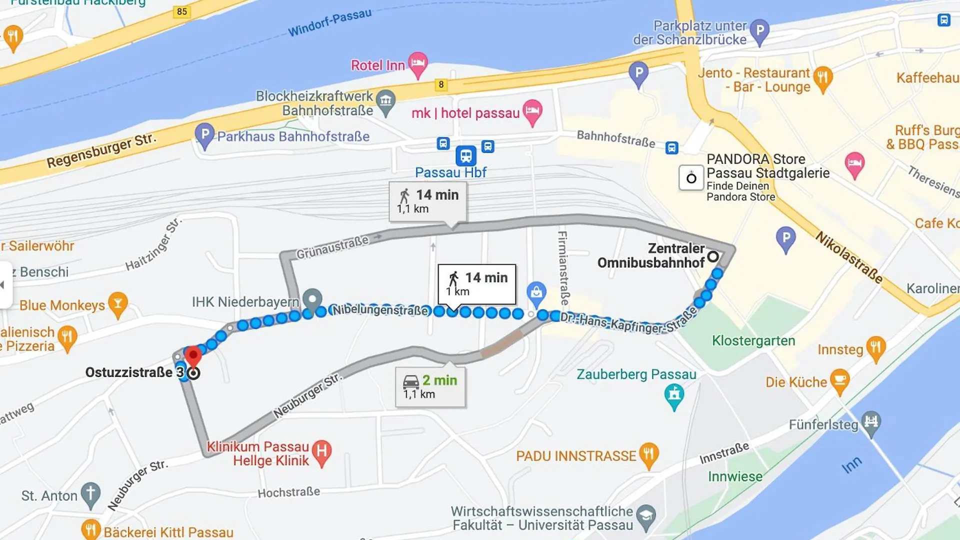 *Zentrumsnahe Wohlfuehl-2-Zimmer-Wohnung* Passau Apartment
